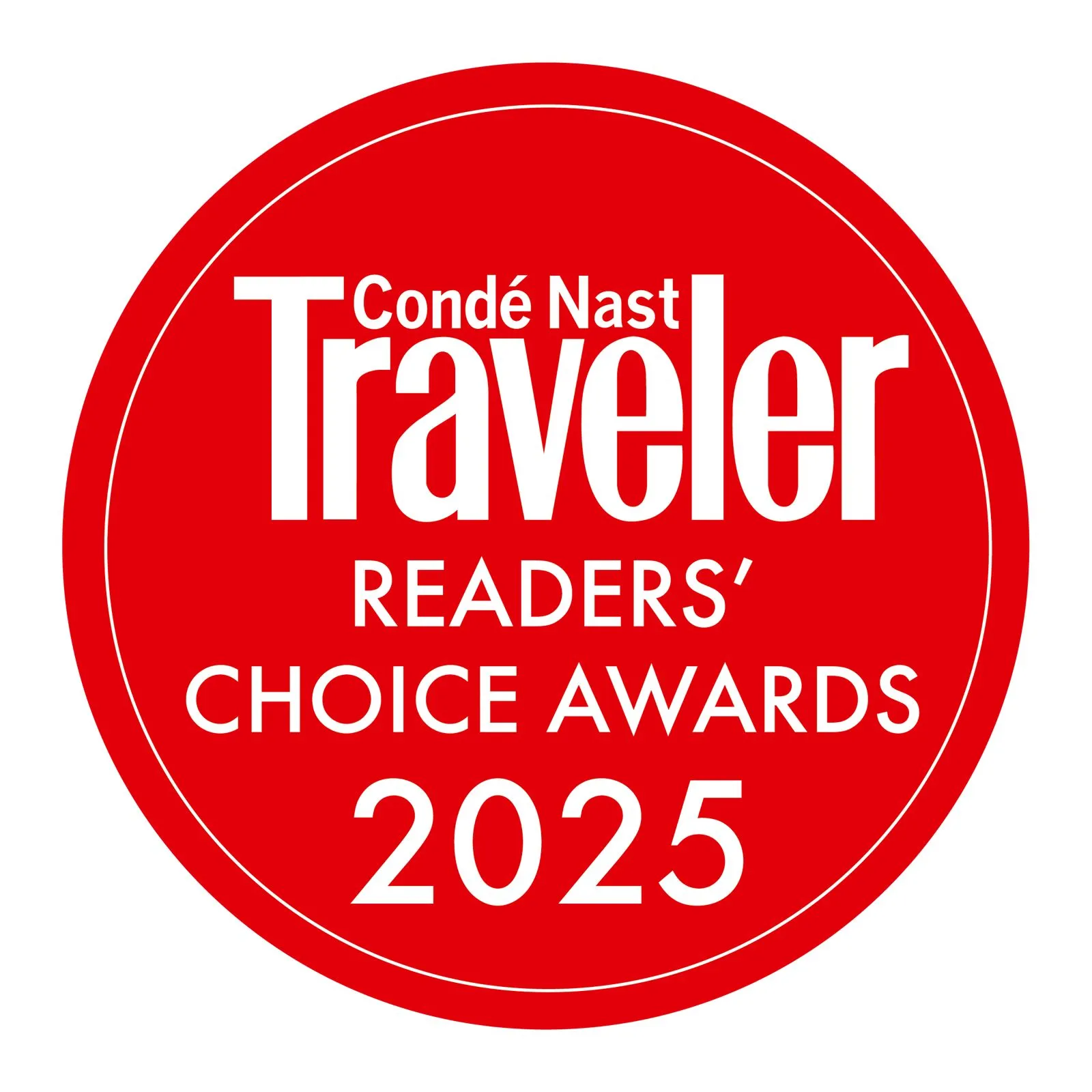 Condé Nast Traveler Readers' Choice Awards 2025