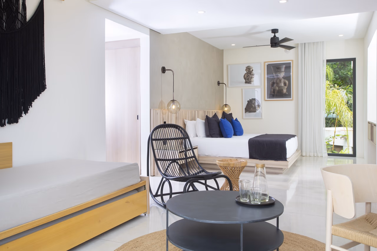 Nanku Suite bathroom details and luxury toiletries, Hotel Nantipa Costa Rica